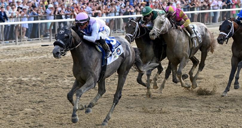 Arcangelo Wins the Belmont Stakes
