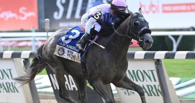 Arcangelo posts historic victory in G1 Belmont Stakes presented by NYRA Bets; Antonucci first female