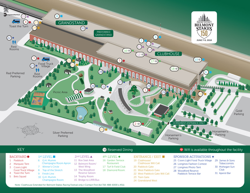 Belmont Stakes 2015 Seating Chart