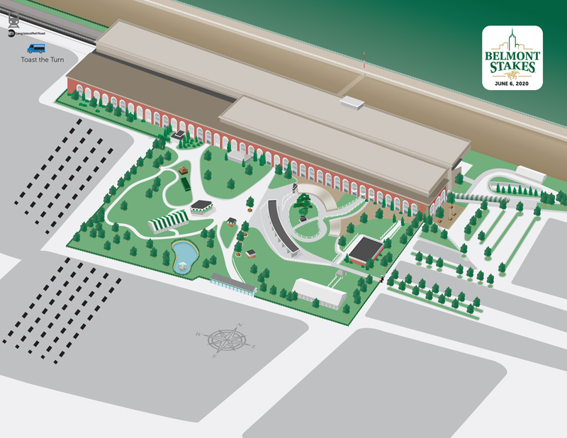 Grounds Seating Map Belmont Stakes