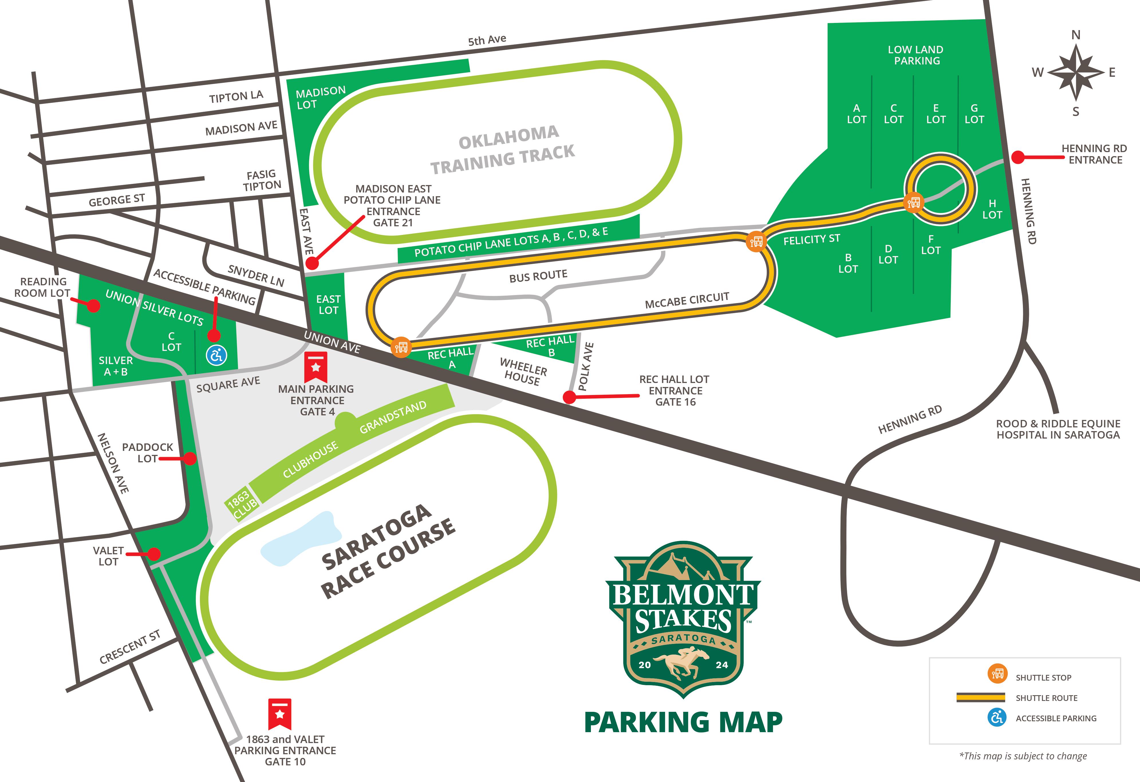 Parking Belmont Stakes Belmont Stakes